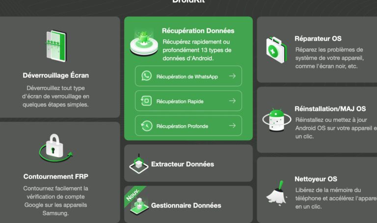 Comment utiliser DroidKit gratuitement pour résoudre les problèmes Android ?