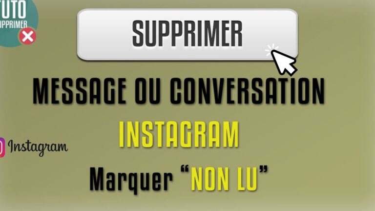 Comment marquer comme non lu un message Instagram ?