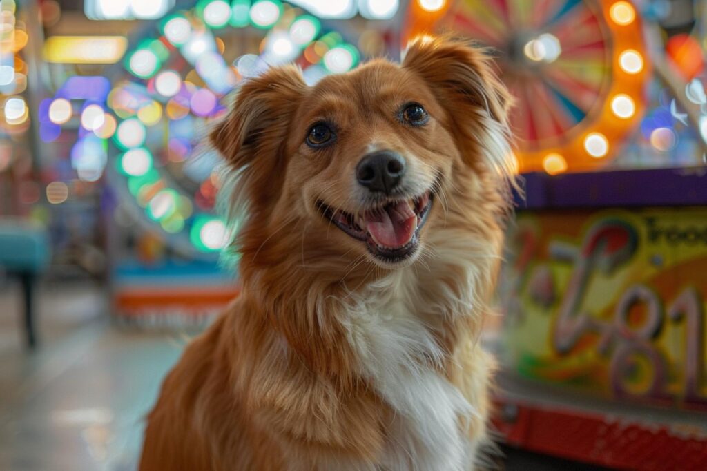 Comment s’appelle le chien de la roue de la fortune ?