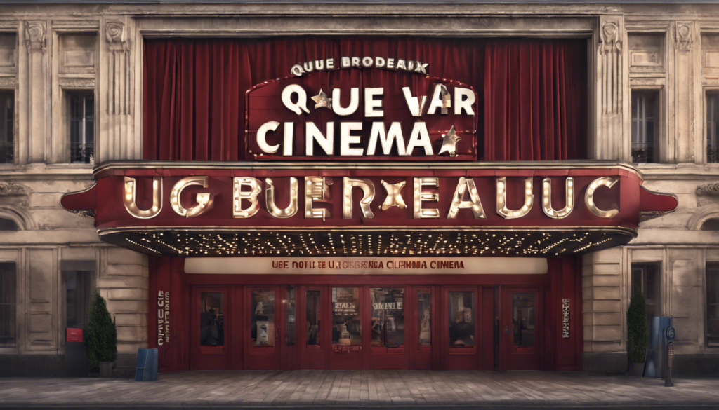 découvrez les derniers films à l'affiche et les séances du cinéma ugc bordeaux. profitez d'une expérience cinématographique exceptionnelle dans un cadre moderne et confortable.