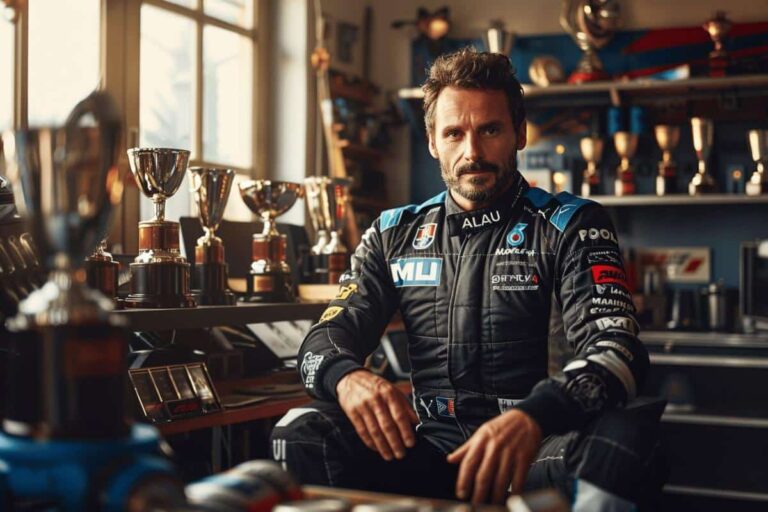 Portrait d'Alain Prost en 2024 illustrant sa fortune et son prestige dans l'automobile