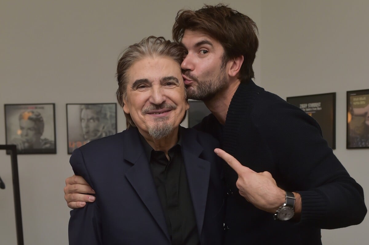 Serge Lama et son fils