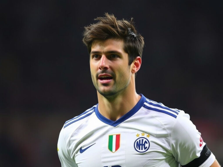 Yoann Gourcuff lors d'une interview, illustrant son parcours financier et sa fortune actuelle