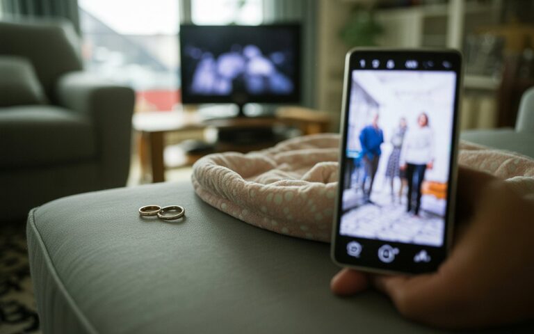 Salon familial, alliances et télé floue
